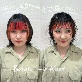 ミディアム パーマ hollo原宿所属・パーマ/ハイトーン 🎀Rumiのヘアスタイル