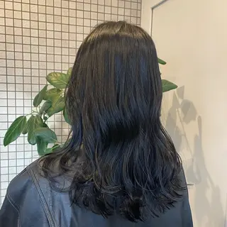 セミロング カラー 透明感カラー🪡🤍 nanao🤍🪡のヘアスタイル