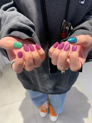 ネイル 【韓国ヘア・ネイル】 HINATA🍒のネイルデザイン