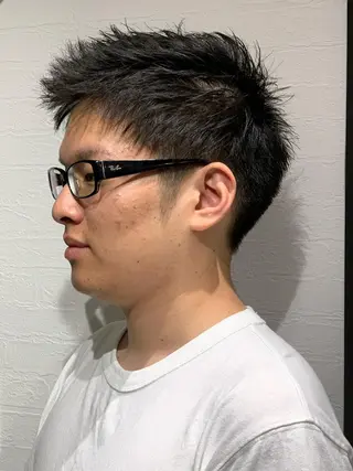 ショート メンズ ささき まさとのヘアスタイル