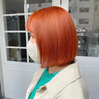 ミディアム カラー 韓国×髪質改善カラー 💎hinaのヘアスタイル