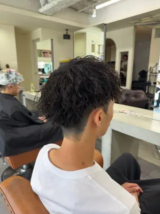 メンズ メンズ/パーマ/ 京都駅/井上光のヘアスタイル