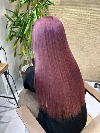 ロング カラー 髪質改善AUSTIN登戸所属・ICHIKA/暖色 カラー / Wカラーのヘアスタイル