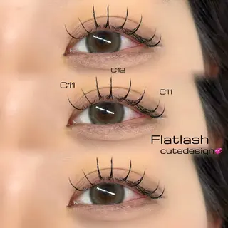 マツエク・マツパ Mell Yuuna ♡パリエク /束感のマツエク・マツパデザイン