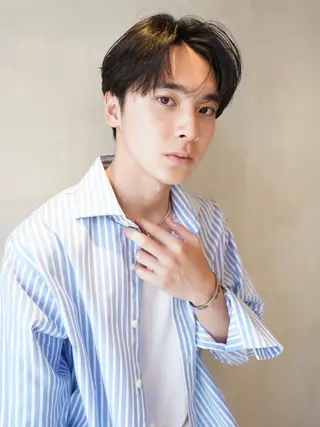 メンズ 横浜/ショート/ レイヤーカットのヘアスタイル