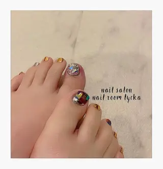 ネイル ﾈｲﾙﾙｰﾑﾘｯｶ 𝐦𝐚𝐲𝐮のネイルデザイン