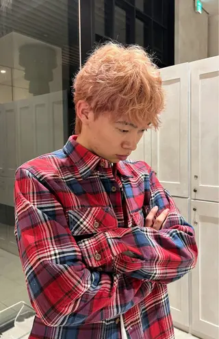 カラー メンズ llwy所属・名古屋デザイン SOLAのヘアスタイル