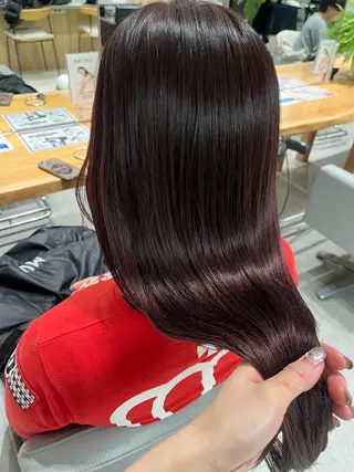 ロング カラー MINXharajuku所属・ハッシュレイヤー MINX伊藤なず菜のヘアスタイル