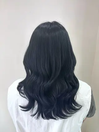 ロング カラー 韓国風カラー/ 縮毛矯正/まい🪐‪のヘアスタイル