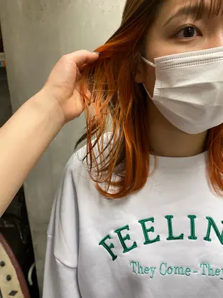 ミディアム カラー お任せヘア☘️☘️ 及川渚のヘアスタイル