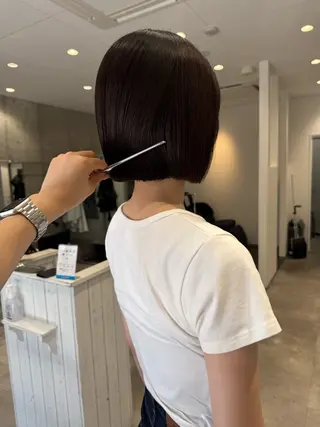 ショート Leyシェアサロン所属・中井亜未/ 姫路ボブのヘアスタイル