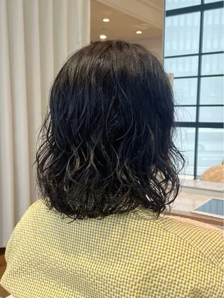 ミディアム パーマ サエ/ レイヤー/パーマのヘアスタイル