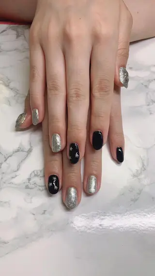 ネイル はな💎ネイル ワンホン、長さ出しのネイルデザイン