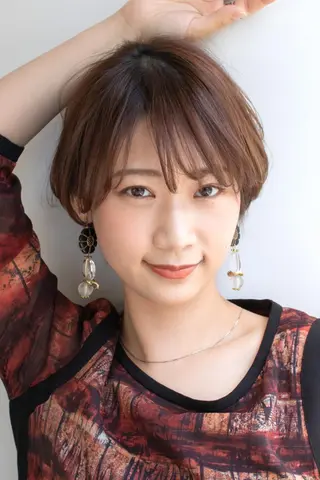 ミディアム カラー パーマ ヘアケア特化型サロン newi 京橋のヘアスタイル