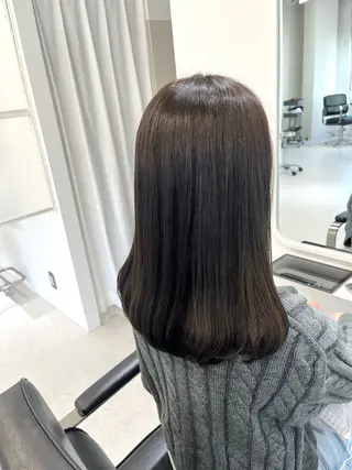 セミロング カラー INCE HAIR 梅田　原田　舞夢のヘアスタイル