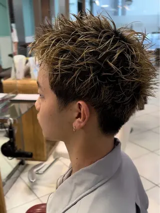 ショート カラー メンズ 🌫️EARTH 【タツキ】🌫️のヘアスタイル