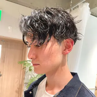 パーマ メンズ メンズ指名no'1 佐藤　亘のヘアスタイル