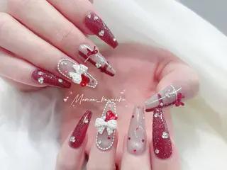 ネイル MoMoA Nail ネイル長さ出し専門店のネイルデザイン