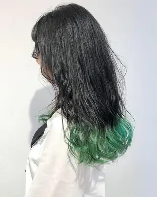 ロング カラー ヘアアレンジ 【池袋/スパイキー ショート】ⓝⓘⓜⓤのヘアスタイル