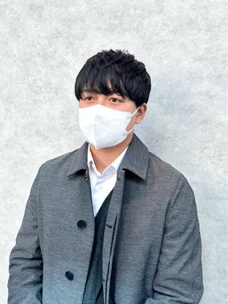 メンズ 米元 春奈のヘアスタイル