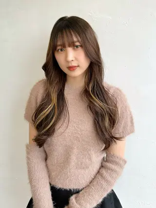 ロング 藤間 帆乃夏（とうまほのかのヘアスタイル