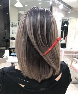 ロング カラー 高島大登/顔周り /レイヤーカットのヘアスタイル