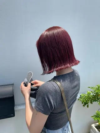 ミディアム カラー タカノ ユラ bisou hairのマツエク・マツパデザイン