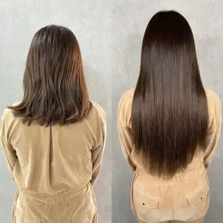 ショート 💎馴染むエクステ ×カラーTOMO💎のヘアスタイル