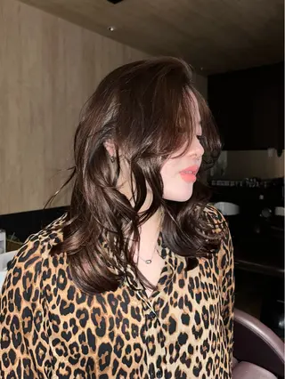 ミディアム カラー 産休中です 艶カラー♡オカのヘアスタイル