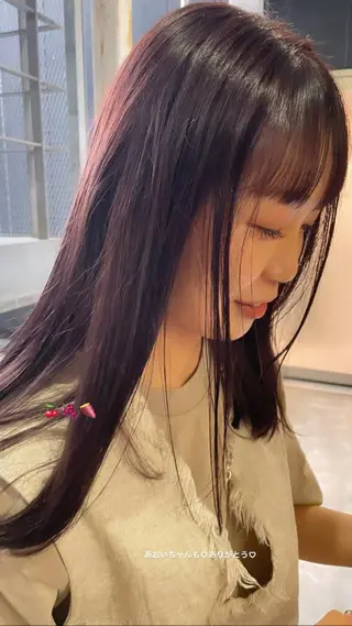 ロング カラー uyu所属・♡kyoka /  uyu♡のヘアスタイル