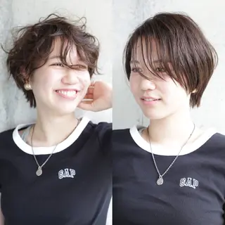 ショート カラー 筒井 昭秀のヘアスタイル