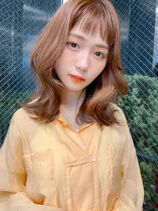 セミロング カラー 🥣 hashi 🛋️のヘアスタイル