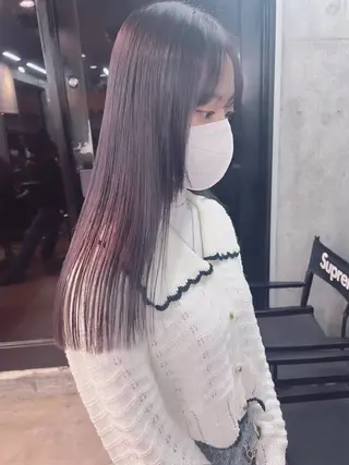 ロング HOODS hair salon所属・透明感カラー🌿ボブ ✨飛田　ケイのヘアスタイル