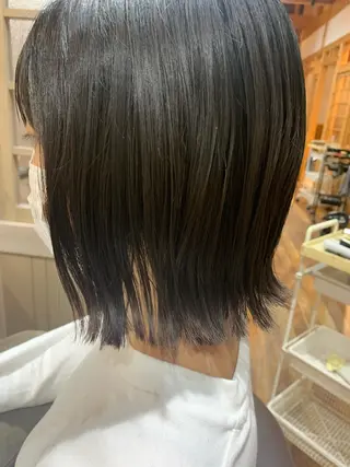 ミディアム 狩野 くるみのヘアスタイル