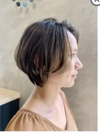 ショート 女性カット🎨カラー 🌀パーマ宮部楓奈のヘアスタイル