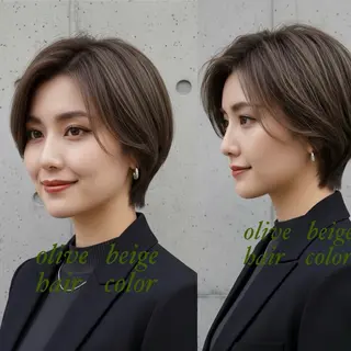 ショート カラー M.SLASH 辻 孝志のヘアスタイル