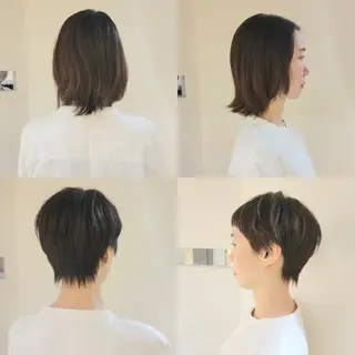 ショート カラー パーマ coii コイ【原宿/表参道】のヘアスタイル