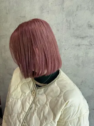 カラー 飯田 愛結のヘアスタイル