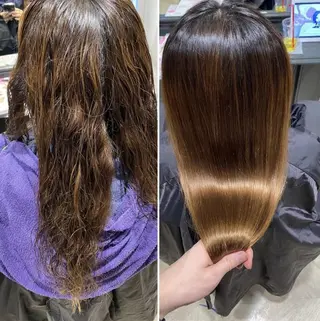 パーマ 髪質改善/透明感 カラー/松尾美南海のヘアスタイル