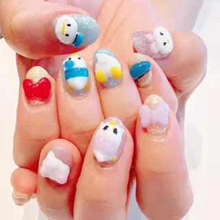 ミディアム 山下 アップネイルのネイルデザイン