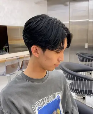 メンズ 白髪ぼかし/白髪 メッシュ/ゆうとのヘアスタイル