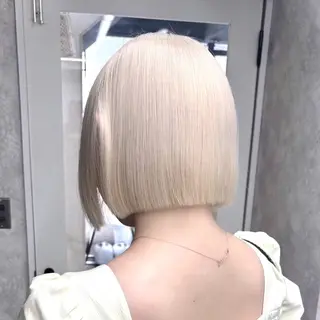 ショート ハイトーン×エクステ 💞くるみのヘアスタイル