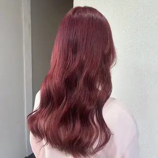 セミロング カラー 💗モテガーリー💗 rumi♡のヘアスタイル