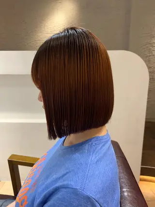 ミディアム カラー 🥀韓国ヘア🥀 宮津真菜のヘアスタイル