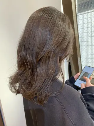 ミディアム GO TODAY SHAiRE SALON 原宿Stella店所属・𓍯柔らかhair 𓍯 yukinoのヘアスタイル