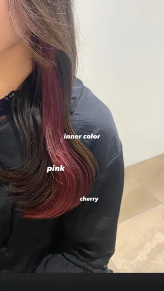 ロング カラー ヘアアレンジ AIN.ANLY.所属・韓国ｶﾞｰﾘｰ 🎀ミスズ🩰のヘアスタイル