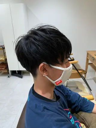 メンズ 心斎橋/ブリーチなし 髪質改善/レイヤーのヘアスタイル