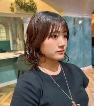 パーマ ボブ/透明感カラー /しなる🌷のヘアスタイル