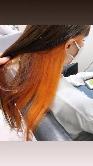 セミロング カラー ivy所属・🦋うる艶透明感ヘア 今井達也のヘアスタイル