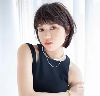 ショート 藤田 ゆりなのヘアスタイル